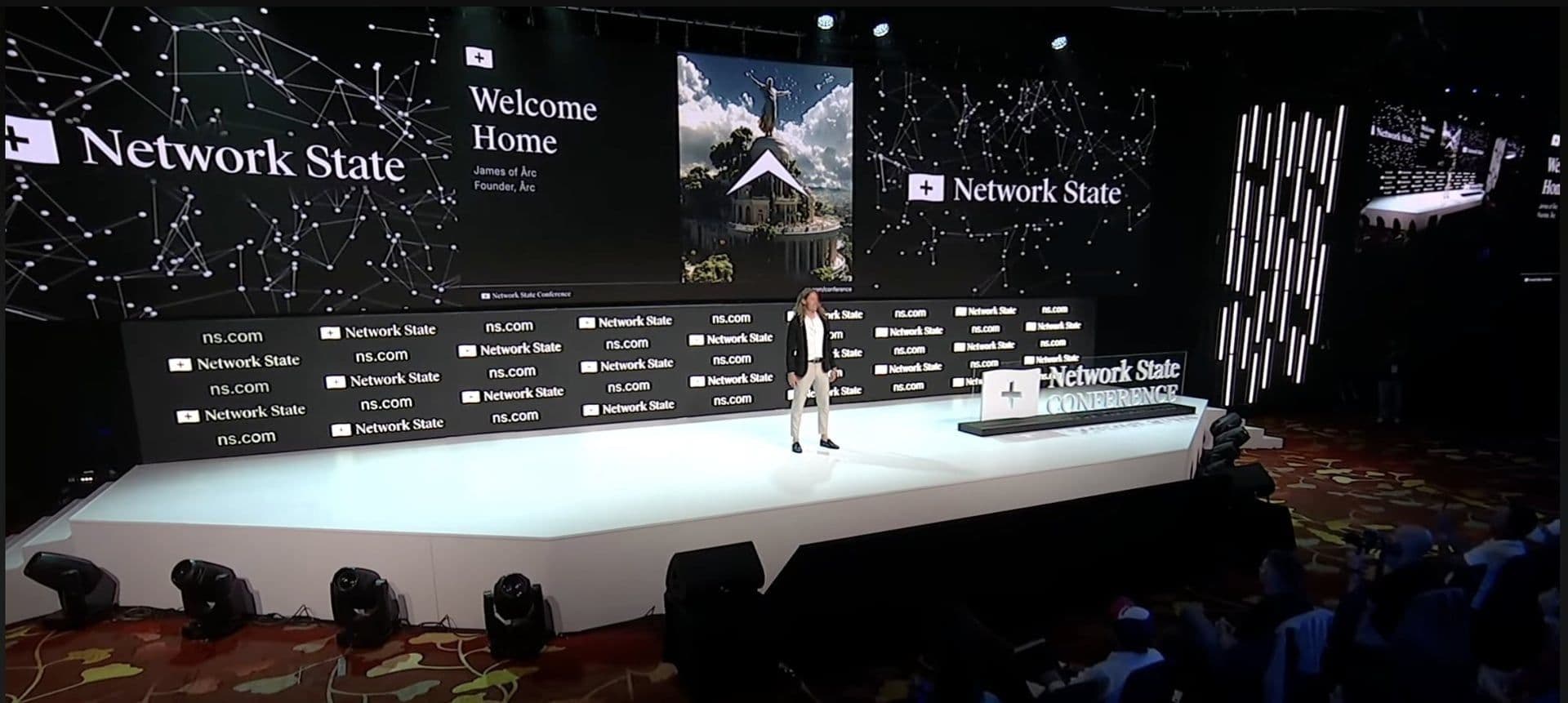 Network State Conference - James of Ârc presenting